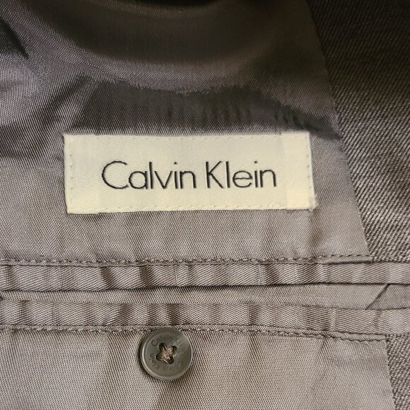 Calvin Klein Two Piece /Two Tone Gray Suit - Picture 3 of 16